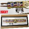 ROCKY BALBOA - CEINTURE OFFICIELLE "ROCKY WORLD CHAMPIONSHIP" LIMITED EDITION PLAQUE OR 24K AUTOGRAPHED SYLVESTER STALLONE (MGM STUDIOS, INC. - HOLLYWOOD COLLECTIBLES - AUTHENTIC SIGNINGS, INC.)
