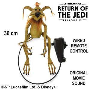 STAR WARS - STATUETTE OFFICIELLE SALACIOUS B. CRUMB 36 CM AVEC MOUVEMENTS TELECOMMANDÉS & SONS ORIGINAUX (LICENCE LUCASFILM™ LTD. & DISNEY)