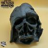 STAR WARS - CASQUE DARK VADOR "FONDU" REPLIQUE TAILLE REELLE FAIT MAIN (REPRODUCTION ARTISANALE ART REPLICAS - "PYRE" DARTH VADER MELTED HELMET)