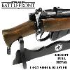  STAR WARS - STORMTROOPER SHOCK BLASTER CA-87 TOUT METAL "PATINEE" & BOIS VERITABLE AVEC MUSETTE A MUNITION EN CUIR (VERSION AIRSOFT RWA - PROTOTYPE PIECE UNIQUE)
