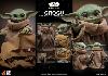  STAR WARS (SERIE) : THE MANDALORIAN - STATUE TAILLE REELLE ECHELLE 1:1 THE CHILD (GROGU) 37 CM LIMITED EDITION AVEC SAC A BANDOULIERE (LIFE SIZE FIGURE / HOT TOYS COLLECTIBLES LIFE SIZE)