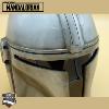  STAR WARS (SERIE) : THE MANDALORIAN - REPLIQUE CASQUE DIN DJARIN "MANDO" FAIT MAIN AVEC EFFET D'USURE ET VIELLISSEMENT (REPRODUCTION ARTISANALE ART REPLICAS)