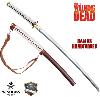 WALKING DEAD (THE) - REPLIQUE SABRE KATANA MICHONNE LAME "DAMAS" FORGE MAIN LIMITED EDITION (REPRODUCTION ART REPLICAS / WINDLASS STEELCRAFTS)