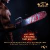ARMY OF DARKNESS (EVIL DEAD 3) - ASH TRONÇONNEUSE OFFICIELLE ECHELLE 1/1 AVEC SON REALISTE (MGM - ASH'S CHAINSAW PROP REPLICA - SYNDICATE COLLECTIBLES)
