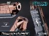 FROM THE WORLD OF JOHN WICK: BALLERINA - PISTOLET EMG TARAN TACTICAL INNOVATIONS GLOCK G17 LICENCE OFFICIELLE LIMITED EDITION TOUT METAL BRONZÉ AVEC RETOUR DE CULASSE (LICENSED TTI / ARMY ARMAMENT)