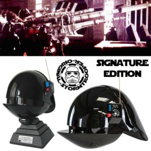 STAR WARS - IMPERIAL GUNNER CASQUE MOULAGE D'ORIGINE OFFICIEL SIGNATURE EDITION AVEC SUPPORT DELUXE