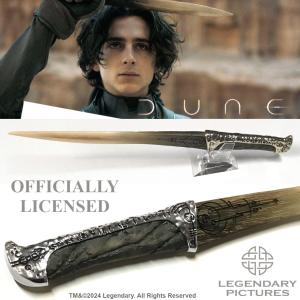 DUNE 2 (2024) - DAGUE CRYSKNIFE OFFICIELLE DE PAUL ATREIDES EN METAL ET RESINE (OFFICCIALY LICENSED LEGENDARY PICTURES)