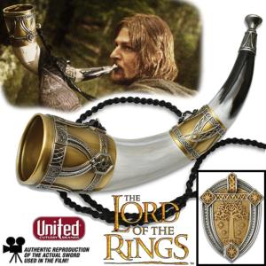 LOTR (LE SEIGNEUR DES ANNEAUX) - CORNE DU GONDOR DE BOROMIR OFFICIELLE (ECHELLE 1/1 - UNITED CUTLERY)