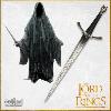 LOTR (LE SEIGNEUR DES ANNEAUX) - DAGUE MORGUL DU ROI SORCIER OFFICIELLE + SUPPORT BOIS DELUXE (MORGUL BLADE OF THE WITCH-KING - LICENCE UNITED CUTLERY BRANDS)