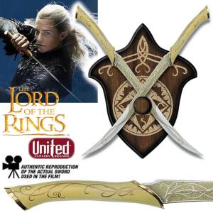 LOTR (LE SEIGNEUR DES ANNEAUX) - LEGOLAS DAGUES DE COMBAT OFFICIELLES (UNITED CUTLERY)
