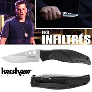 INFILTRES (LES) - MATT DAMON COUTEAU OFFICIEL (OFFICIALLY LICENSED KERSHAW)