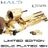 HALO - SOREN-066 REVOLVER OFFICIEL TOUT METAL PLAQUÉ OR 18K LIMITED EDITION (CHIAPPA FIREARMS AIRSOFT)