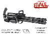 STAR WARS (SERIE) : MAUL SHADOW LORD - MITRAILLEUSE ICARUS AUTOMATIQUE VULCAN M134-A2 OFFICIELLE TOUT METAL "HEAVY ROTARY BLASTER CANNON" (LONG MACHINE GUN - AIRSOFT - CLASSIC ARMY)
