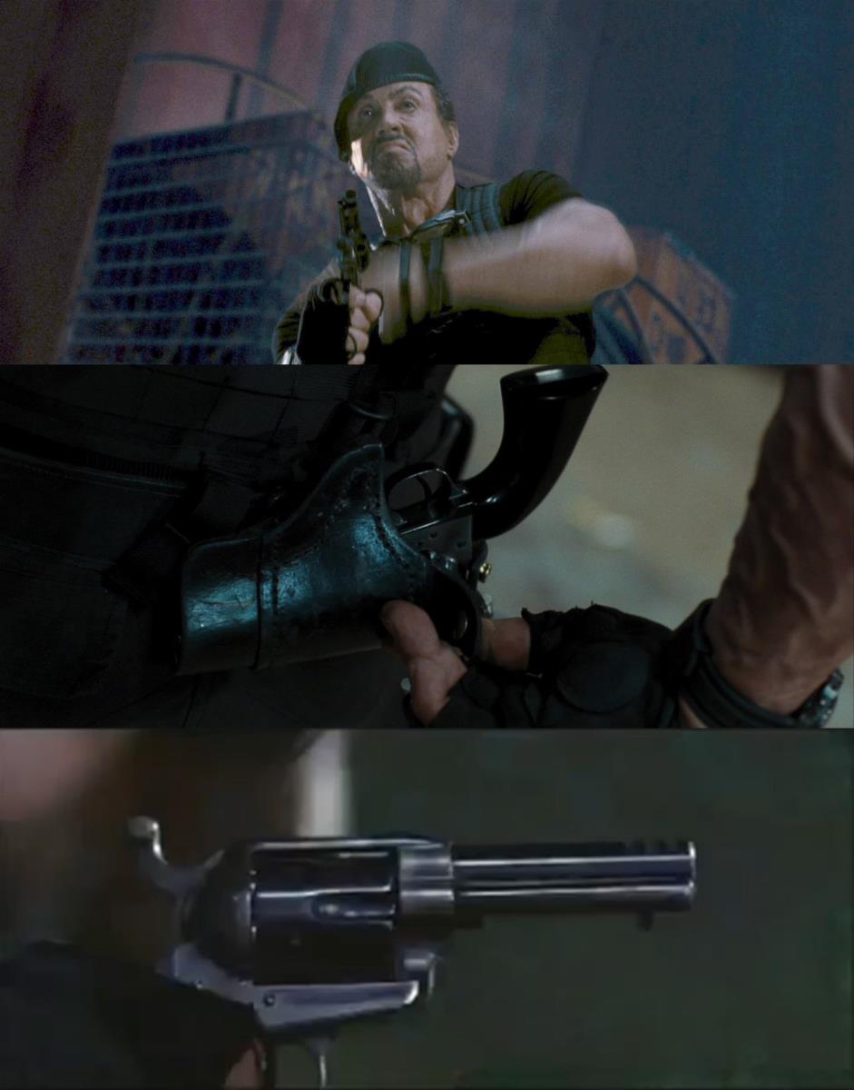 THE EXPENDABLES - REVOLVER BARNEY ROSS COLT S.A.A. .45 ACE CUSTOM