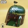 STAR WARS - CASQUE BOBA FETT OFFICIEL AUTOGRAPHED JEREMY BULLOCH (RUBIE'S - RADTKE SPORTS)