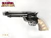 DEADPOOL 3 : DEADPOOL & WOLVERINE - REPLIQUE REVOLVER COLT 45 SAA PEACEMAKER TOUT METAL CHROMÉ (REPRODUCTION VERSION DENIX)