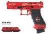 DEADPOOL (MARVEL COMICS) - PISTOLET GLOCK 17 OFFICIEL AVEC RETOUR DE CULASSE (LICENCE ASCEND / WE)