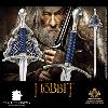 THE HOBBIT - EPEE "GLAMDRING" DE GANDALF OFFICIELLE + SUPPORT METAL DELUXE (VERSION NOBLE COLLECTION)