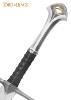 LOTR (LE SEIGNEUR DES ANNEAUX) - ANDURIL EPEE DU ROI ARAGORN ELESSAR OFFICIELLE PLAQUE OR 24 K + SUPPORT BOIS (UNITED CUTLERY BRANDS)