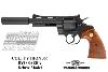 NICKY LARSON / CITY HUNTER - REVOLVER COLT PYTHON 357 OFFICIEL "RYO SAEBA MODEL" + SILENCIEUX DELUXE EDITION AVEC SUPPORT & 6 CARTOUCHES À AMORCE (SOUS LICENCE TANAKA WORKS)