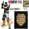 RESIDENT EVIL - S.T.A.R.S. BADGE OFFICIEL AVEC CHAINE & SUPPORT CUIR - SAN DIEGO COMIC CON EXCLUSIVE LIMITED EDITION