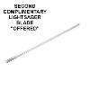 STAR WARS - SABRE LASER SATELE SHAN CUSTOM LIGHTSABER + LAME SUPPLÉMENTAIRE OFFERTE + SUPPORT CEINTURE OFFERT (LAME AMOVIBLE - PRACTICAL - FAIT MAIN AU USA PAR SABER FORGE)