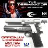 TERMINATOR - PISTOLET AMT HARDBALLER AVEC VISEE LASER TOUT METAL OFFICIEL ULTRA LIMITED EDITION (AIRSOFT AVEC RETOUR DE CULASSE - WESTERN ARMS - MAFIOSO AIRSOFT - MAGNA SYSTEM)