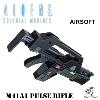 ALIENS: COLONIAL MARINES - HUDSON CUSTOM PULSE RIFLE M41A1 TOUT AUTOMATIQUE AVEC COMPTEUR A LED & MARQUAGES TYPE STICKERS (VERSION SNOW WOLF)