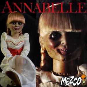 ANNABELLE - AUTHENTIC MOVIE PROP REPLICA TAILLE 1/1 OFFICIELLE (PUPETT - MEZCO)