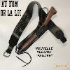 AU NOM DE LA LOI (STEVE MCQUEEN) - REPLIQUE FUSIL WINCHESTER 1892 MARE'S LEG, CEINTURE & HOLSTER JOSH RANDALL + CARTOUCHES (REPRODUCTION VERSION "PATINÉE" DENIX)