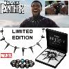 BLACK PANTHER - COLLIER GRIFFES DE T'CHALLA ET BRACELET DE PERLES DE KIMOYO OFFICIELS LIMITED EDITION (CLAW NECKLACE & BEAD BRACELET MARVEL ™ - SALESONE)