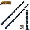 AVENGERS : INFINITY WAR - REPLIQUE 2 BATONS D'ESKRIMA DE BLACK WIDOW  ECHELLE 1/1 AVEC ECLAIRAGE PAR LED (REPRODUCTION ART REPLICAS)