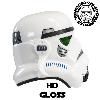 STAR WARS - STORMTROOPER CASQUE OFFICIEL HD GLOSS + SUPPORT DELUXE (ORIGINAL-STORMTROOPER NUMEROTE)