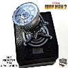 IRON MAN 2 - REPLIQUE ARC REACTOR MK3 & PALLADIUM ECHELLE 1/1 AVEC ECLAIRAGE LED + OUVERTURE INTERACTIVE + SUPPORT (REPRODUCTION ART REPLICAS)