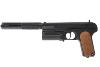 KINGSMAN - PISTOLET SHOTGUN OFFICIEL SOUS LICENCE TT-33 TOUT METAL ET BOIS VERITABLE AVEC SILENCIEUX ET CANON TYPE SHOTGUN LIMITED EDITION