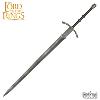 LOTR (LE SEIGNEUR DES ANNEAUX) - WITCH-KING, EPEE DU ROI SORCIER OFFICIELLE + SUPPORT BOIS (UNITED CUTLERY)