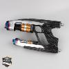 GARDIENS DE LA GALAXIE (LES) - REPLIQUES DES 2 BLASTERS DE STAR LORD (REPRODUCTION ART REPLICAS - LOT DE 2 BLASTERS)