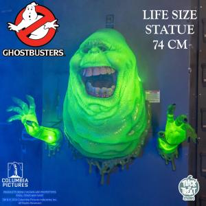 S.O.S. FANTOMES - PLAQUE MURALE FANTOME SLIMER OFFICIEL TAILLE REELLE 1/1 74 CM LIMITED EDITION (GHOSTBUSTERS™ - WALL SLIMER - TRICK OR TREAT STUDIOS)