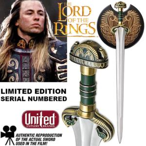 LOTR (LE SEIGNEUR DES ANNEAUX) - "PRINCE THEODRED" EPEE DU PRINCE OFFICIELLE LIMITED EDITION INDIVIDUALLY SERIAL NUMBERED (UNITED CUTLERY BRANDS)