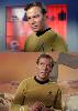 STAR TREK - CAPTAIN JAMES T. KIRK UNIFORME REPLICA AUTOGRAPHED WILLIAM SHATNER AVEC CADRE DE PRESENTATION (COA - JAMES SPENCE AUTHENTICATION, LLC)