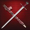 WILLIAM THE CONQUEROR - EPEE OFFICIELLE FORGEE MAIN LIMITED EDITION AVEC FOURREAU CUIR DELUXE (WINDLASS STUDIOS)