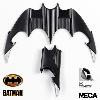 BATMAN (1989) - LANCE GRAPPIN & BATARANG OFFICIELS ECHELLE 1/1 (GRAPNEL LAUNCHER REPLICA - BATARANG REPLICA - DC COLLECTIBLES - NECA)