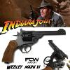 INDIANA JONES - REVOLVER WEBLEY MARK VI TOUT METAL & CROSSE BOIS VERITABLE (FCW AIRSOFT)