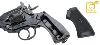 INDIANA JONES - REVOLVER OFFICIEL WEBLEY MARK VI TOUT METAL (AIRSOFT CO2 - VERSION SOUS LICENCE AVEC EFFET VIEILLI)