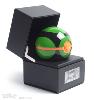 POKEMON - SOMBRE BALL (DUSK BALL) TOUT METAL OFFICIEL AVEC PRESENTOIR ET FONCTION ELETRONIQUE (DIE CAST - THE WAND COMPAGNY LTD.)