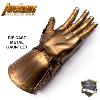 AVENGERS : INFINITY WAR - REPLIQUE GANTELET THANOS TOUT METAL AVEC LEDS + SUPPORT DELUXE (REPRODUCTION ART REPLICAS)