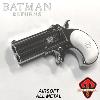 BATMAN RETURNS - PISTOLET DERRINGER CATWOMAN TOUT METAL CHROMÉ (MAXTACT AIRSOFT)