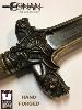 CONAN -  EPEE "SWORD ATLANTEAN" SOUS LICENCE OFFICIELLE FORGE MAIN (VERSION MUSEUM REPLICAS LIMITED - WINDLASS STUDIOS)