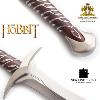 THE HOBBIT - EPEE "STING" BILBO SACQUET OFFICIELLE + SUPPORT METAL DELUXE (VERSION NOBLE COLLECTION)