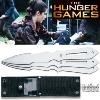 HUNGER GAMES (THE) - THROWING KNIFE SET OFFICIEL DE CLOVE (JACKET MODELE)